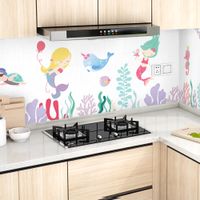 Wholesale Mural Kitchen Decor Wall Stickers Classic Cartoon Waterproof Oilproof Easy To Clean Baby Room Decoration Accessories Bedroom