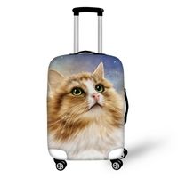 Wholesale Toiletry Kits Thick Elastic Luggage Protective Covers D Tiger Wolf Cat Printing For Inch Travel Case Suitcase Waterproof Cover
