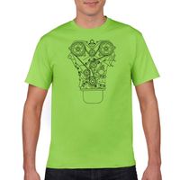 Wholesale Men s T Shirts T shirt Cotton Engine Design Black JDM Tuner Mechanical Decal Tool Garage Piston Summer