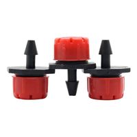 Wholesale Red Automatic Garden Dripper Micro Drip Irrigation Watering Anti clogging Emitter Supplies For mm Hose Equipments