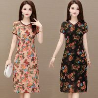 Wholesale Dresses Summer Qipao Improved Women s Foreign Style Slim Chinese Modern Traditional