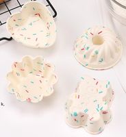 Wholesale Silicone Cupcake Mould Bakeware Maker Mold Tray Kitchen Baking Tools DIY Birthday Party Cake Moulds RRD12807