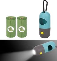Wholesale Degradable Dog Poop Bag Dispenser LED light Waste Bags for Holder Box Cat Garbage Cleaning Supplies