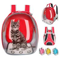 Wholesale Cat Carriers Crates Houses Carrier Bag Breathable Transparent Puppy Backpack Cats Box Cage Small Dog Pet Travel Handbag Space