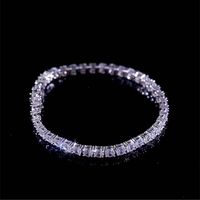 Wholesale Mens Diamond Iced Out Tennis Gold Chain Bracelets Luxury Designer Fashion Hip Hop Jewelry Bracelet mm mm mm