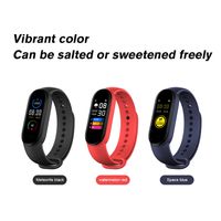 Wholesale M6 Smart Wristbands Bracelet Colors AMOLED Screen Bluetooth Smartband Heart Rate Fitness Tracker Sport IP67 Waterproof Band Android above