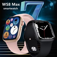 Wholesale Series SmartWatch NFC Function Siri Voice Assistant Wireless Charger ECG Bluetooth Call IP68 iwo WS8 Max Smart watch