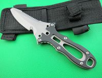 Wholesale New Arrival Fixed Blade Diving knife C Sandblasted Blades Full Tang Aluminum Handle Outdoor camping knives With Nylon Sheath