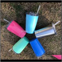 Wholesale Tumblers Oz Cup With Lids Stainless Steel Mugs For Kids Students Double Layer Thermos Insulated Water Cups O9Z9 Jtsrz