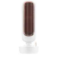 Wholesale Electric Fans Portable USB Tower Type Bladeless Water Spray Mist Fan Handheld Retro Cooling Air Conditioner Humidifier