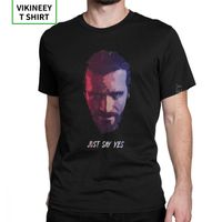 Wholesale Man T Shirt he Baptist John Seed Just Say Yes Far Cry shirt Funny Hope County Cross Videogame ee Plus Size Short Sleeve