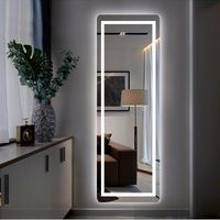 Wholesale Mirrors LED Bathroom Vanity Wall Mounted Adjustable White Warm Natural Lights Anti Fog Touch Switch With Memory Mirror