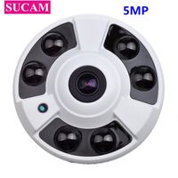 Wholesale Cameras SUCAM Wide Angle Fisheye MP AHD CCTV Camera Pieces Array IR Led Degrees Analog Home Security With OSD Cable
