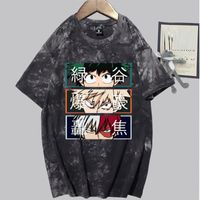 Wholesale Men s T Shirts Anime So Todoroki Bakugou Deku Y2k My Hero Academia T Shirt Men Manga Graphic Tees Fashion Tshirt Summer s Top T shirt Male