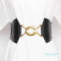 Wholesale Plus size belt woman waist corset belts for women wide cummerbunds designer elastic femme high quality dress belt