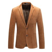 Wholesale Winter Men s Suit Jacket Latest High End Pink Corduroy Formal Clothing Business Casual Elegant Blazer Banquet Top