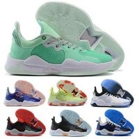 Wholesale PG PG5 Paul George Basketball Shoes Sneaker USA Playstation White LA Drip Play for the Future Racer Blue Platinum Tint Zapatos Men Trainer