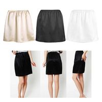 Wholesale Women s Sleepwear Summer Slips Intimates Casual Mini Skirts Underskirt Ladies Basic Half Petticoat Underdress