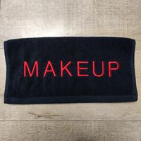 Wholesale Towel Cotton Red Makeup x140cm Bath Hand Customized LOGO Nail Salon SPA Embroidered Name Fitness White