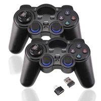 Wholesale 2 Wireless Gamepad G Wireless Game Controller Gamepad Joystick for PS3 Android TV Box PS2 Wireless Controller H0906