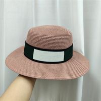 Wholesale Designer Straw Hat Fashion Luxury Designer Bucket Hat High Quality Womens Mens Fitted Hats Summer Baseball Caps