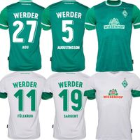 Wholesale NEW SV Werder Bremen thAnniversary Shirt Junior Sportverein Werder Bremen Soccer Jerseys PIZARRO OSAKO HARNIK KRUSE RASHICA Football shir