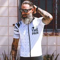 Wholesale T shirt Usa Love the Pain Men Cycling Bike Tops Mtb Clothing Quick Dry Jersey Ciclismo Maillot Team Summer Short Sleeve Shirts