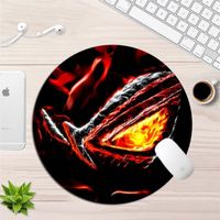 Wholesale Mouse Pads Wrist Rests Cool Asus Eye Round Gaming Mousepad Gamer Otaku Durable Computer Pad Rubber Locking Edge Non Skid Office Notebook M