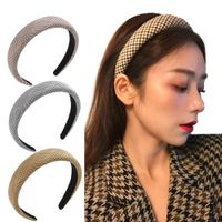 Wholesale Autumn Retro Classic Plaid Headband Variety Of Floral Plaid Ladies Lightly Cooked Style Decorative Hair Accessories