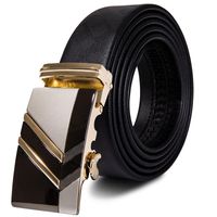 Wholesale Hi Tie Luxury Watch Designer Buckle Belts For Men s Automatic Black Genuine Leather Belt Men Suit Office Jeans Strap