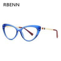 Wholesale Design Fashion Small Cat Eye Reading Glasses Women Anti Blue Light Presbypia Reader With High Vision CR Lens Sunglasses