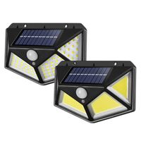 Wholesale LED Solar Power Street Light PIR Motion Sensor Wall Lamp Outdoor Spotlight For Home Garden Park Security Emergency Lights