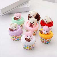 Wholesale Towel Colorful Portable Cute Bear Soft Washing Shaped Ice Cream Gift Favor For Wedding Birthday Party Toy