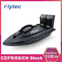 Wholesale Flytec Fish Finder kg Loading km h High Speed m Remote Control Fishing Bait Boat DoubleMotors RC Boat
