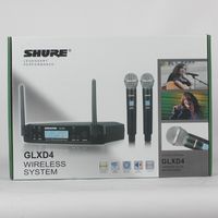 Wholesale Brand UHF Dual Wireless Microphone System GLXD24 BETA58 GLXD4 GLXD2 MIC For Church Stage More Channel Than PGX24 Microphones
