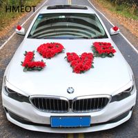 Wholesale Homemade Wedding Car Decoration quot LOVE quot Letters Artificial Flower Silk Rose Wall Valentines s Day Gifts Party Accessories Decorative Flowers