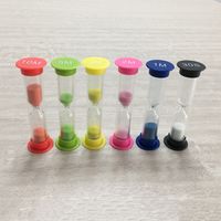 Wholesale 1 Minute Plastic Hourglass Multicolor Sandglass Sand Clock Timers Creative Gifts Kids Toys Hour Meter Home Decoration Second Minutes