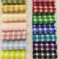 Wholesale New jacquard plaid fabric for women s children s casual shirt in spring and summer