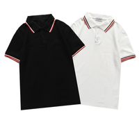 Wholesale Dropship Fashion Designer Men s Polo Shirts Men Short Sleeve T shirt Original Single Lapel Shirt Jacket Sportswear Jogging Suit M XL