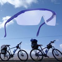 Wholesale Sunglasses PC Safety Glasses UV protection Motorcycle Goggles Dust Wind Proof High Strength Impact Resistance For Riding Cycling Blue