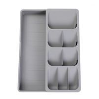 Wholesale Storage Bottles Jars Kitchen Organizer Cutlery Drawer Box Tray Fork Spoon Divider Container For Utensils
