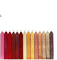 Wholesale 26Colors Antique Sealing Wax Sticks with Wicks for Postage Letter Retro Vintage Wax Seal Stamp Multi Color Diy RRF12898