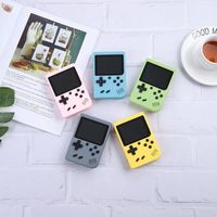 lcd handheld games 2022 - Portable Macaron Handheld Games Console Retro Video Game player Can Store 500 in1 8 Bit 3.0 Inch Colorful LCD Cradle