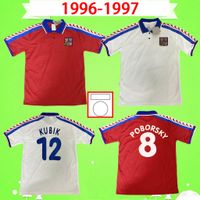 Wholesale Retro Soccer Jersey Czech Republic Vintage uniform home red classic Football Shirt NOVOTNY NEDVED POBORSKY FRYDEK KUBIK S XL with patch