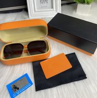 Wholesale High Quality Luxury Womans Sunglasses Fashion Mens Sun glasses UV Protection men Designer eyeglass Gradient Metal hinge women spectacles box