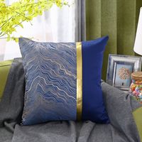 Wholesale Luxury Modern Cushion Cover Gold Coast Multicolor Pillow Case For Bedroom Living Room Car Green Blue Gray Cream Coloured V2