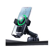 Wholesale 15W Car Phone Holder Wireless Car Charger Automatic Alignment CD Air Vent Mount stand suporte Universal Gravity Expansion Beidou electric bracket