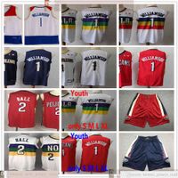 Wholesale 2021 New City Williamson Jerseys Best Quality Stitched Lonzo Ball Basketball Jersey College Blue White Red Man Kids Youth