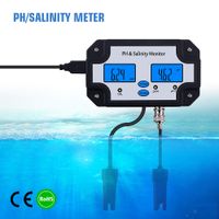 Wholesale Portable Fish Tank Monitor In PH Meter And Salinity Water Quality Tester For Sea Aquarium Swimming Pool Spa