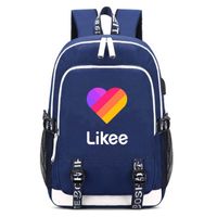 Wholesale Backpack Mochila Likee Schoolbag USB Charger Laptop School Bags For Teen Girl Boy Travel Outdoor Fashion Russia Packbag